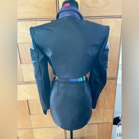 NWOT JAGNE Leather MARIEME Jacket and Leather shirt suit - Picture 16 of 16